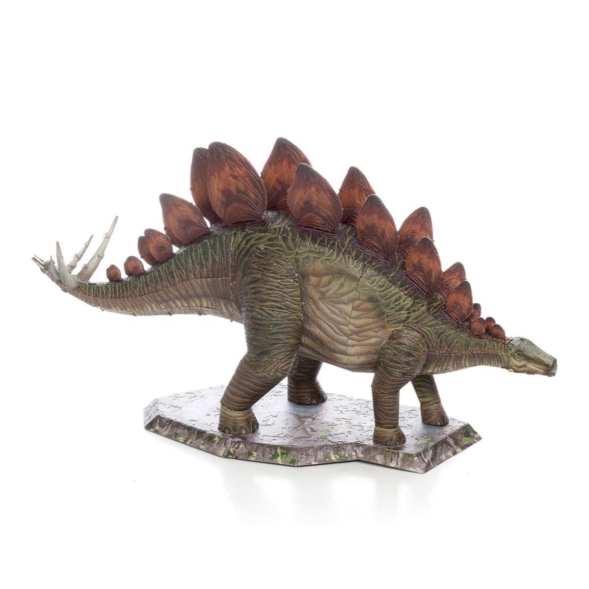 Metal Earth Stegosaurus Dinosaur Color 3D Metal Model Kit Fascinations, Multicolor, 5.94 L x 1.92 W x 3.14 H inches - Image 3