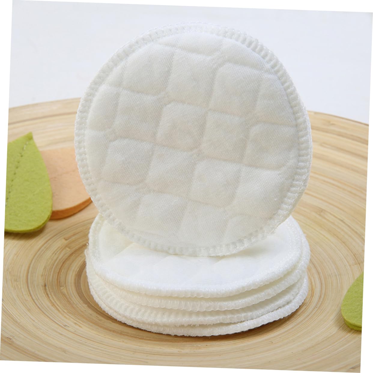 Coppette Assorbilatte Anti-perdita 100 Pezzi Bianco Cotone | Riutilizzabili, per Nursing e Feeding, per Madre Postparto, Supporto Asciutto, Formato 100 Pezzi