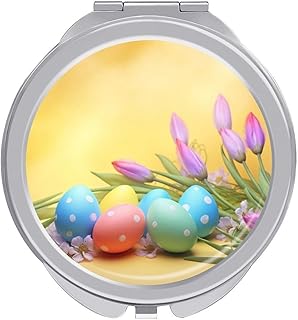 April Easter Makeup Mirror Small Portable Fol...