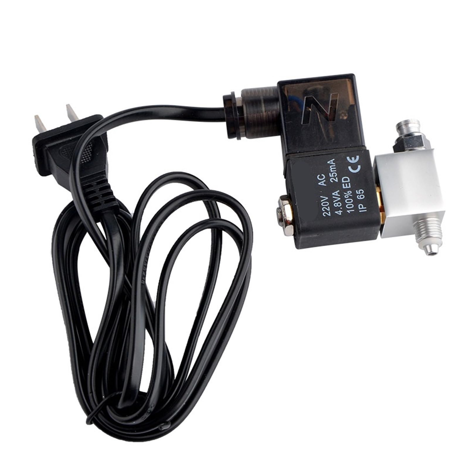 Regolatore elettrovalvola CO2 for acquario Valvola di ritegno magnetica Accessori for fai-da-te Kit sistema generatore ozono diffusore(Solenoid valve,W21.8)