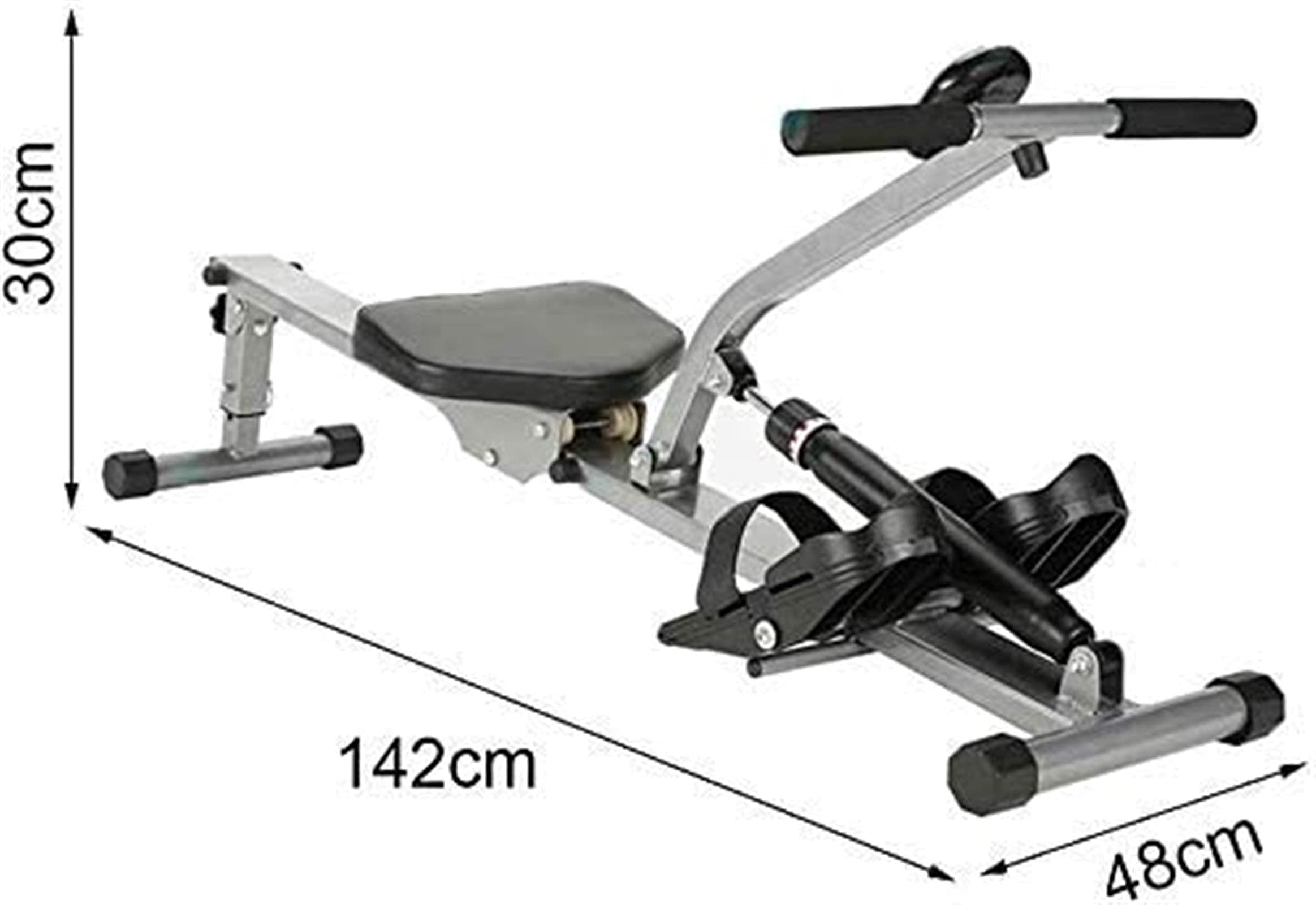 Attrezzatura per il fitness Attrezzatura per palestra domestica Vogatore per aerobica domestica Vogatore pieghevole con resistenza regolabile Attrezzatura per il fitness Vogatore in metallo Mult