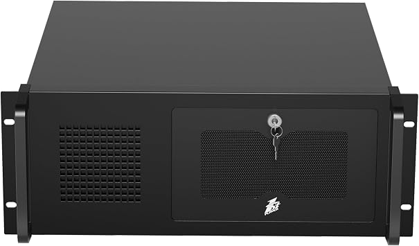 1st Player 4U Rackmount Server Case - 7 x 3.5'' HDDs, 2 x 2.5'' SSDs, 1 x 120mm Fan Included - Black