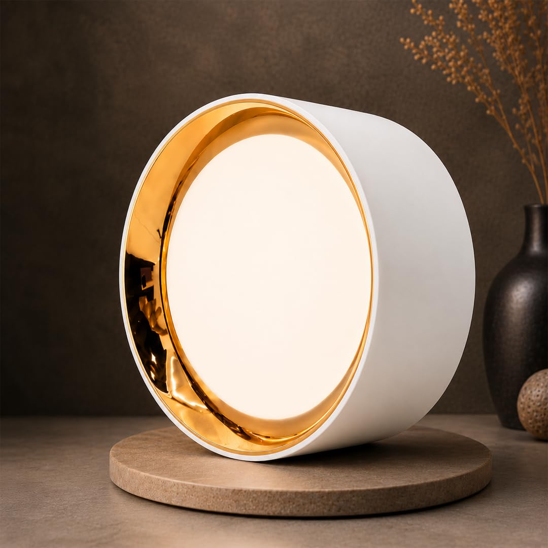 NW 18W Cosmos White Round Surface Downlight | Surface Mount LED Downlight for Ceiling | Energy Efficient | 2 Years Warranty | BIS Certified | Light Color- White (Pack of 1)-picture-22