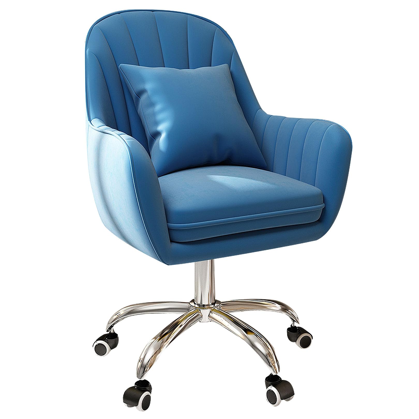 Chaise de bureau en velours chic pour chambre et coiffeuse élégante
