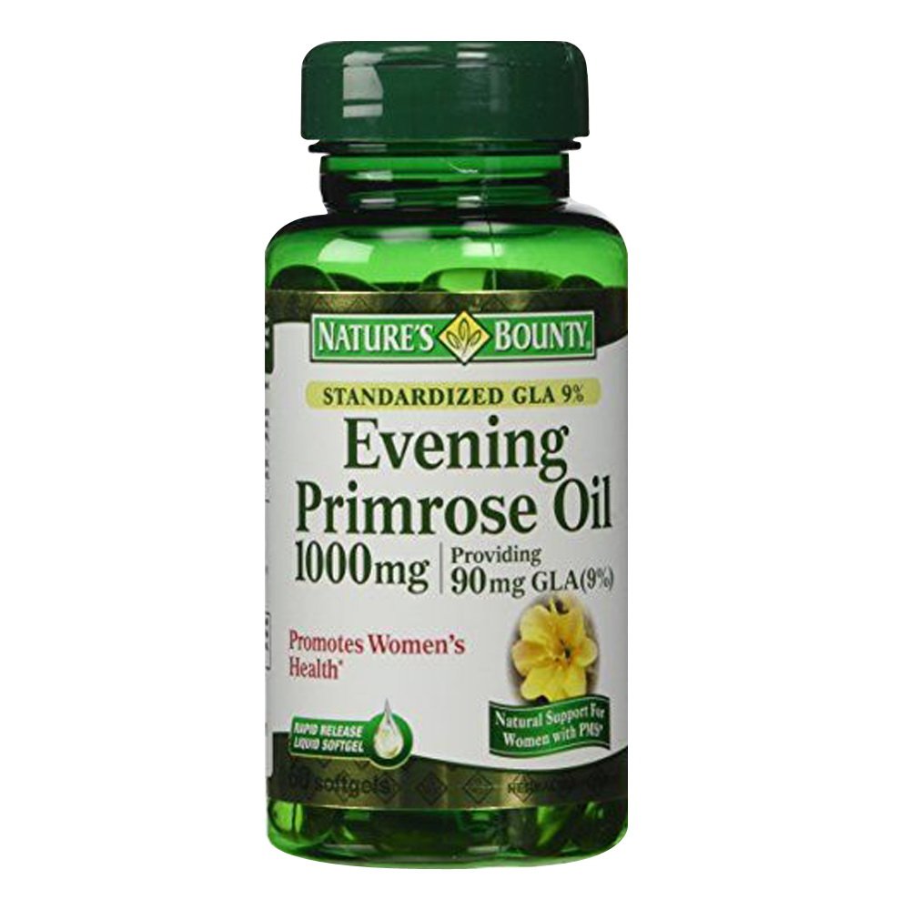 Nature's BountyEvening Primrose Oil, 90mg, 60 Softgels (Pack of 3)