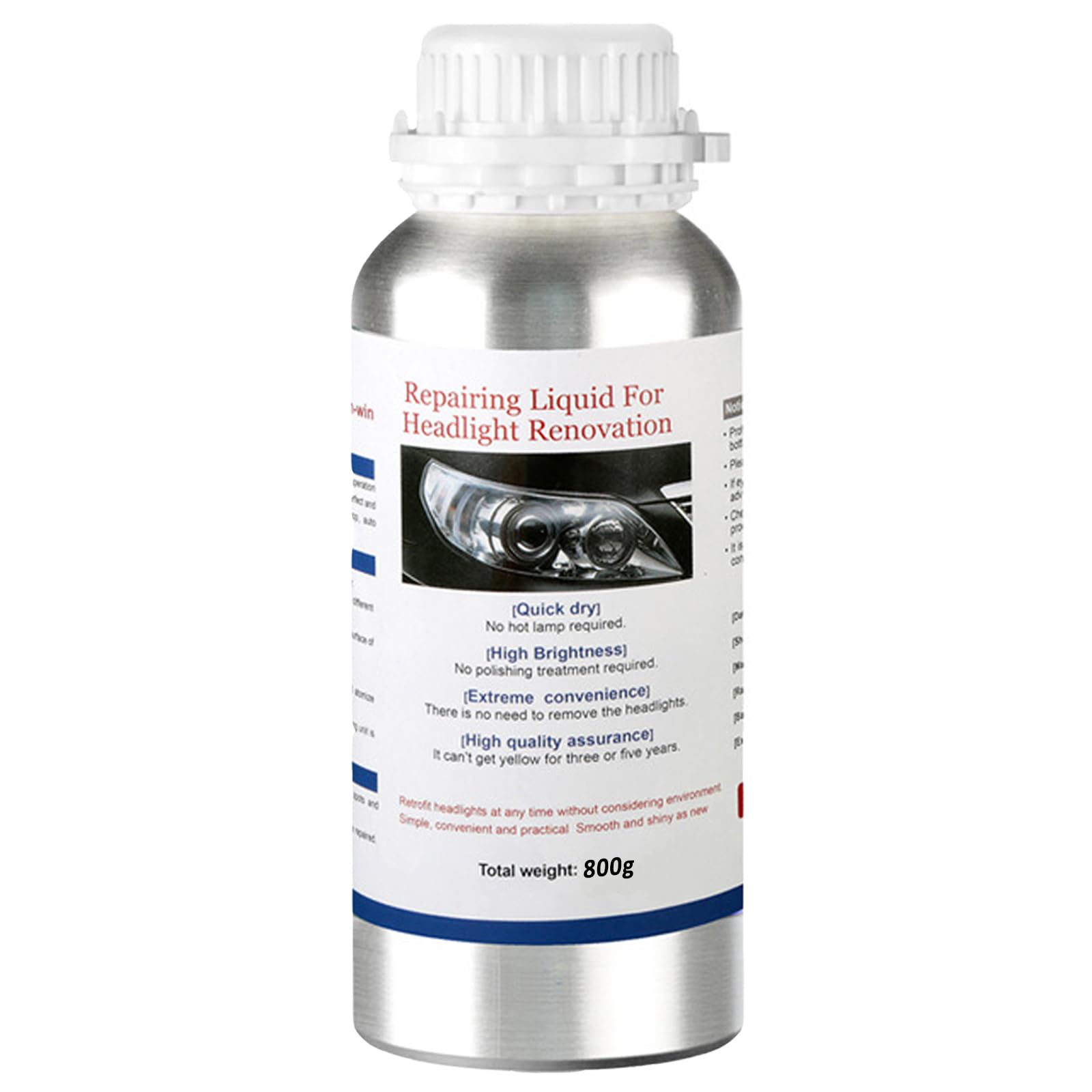 Xiaoqintedy Scheinwerfer-Polier-Set - Reparaturkit Für Vergilbte & Verkratzte Autoscheinwerfer