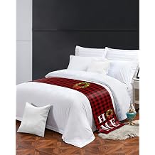 Bed Runner Roses Love Heart Bedding Scarves Soft Decorative Bed Flag for Size Bed Valentines Holiday Wedding Hotel Bedroom Decorations A,2.0m