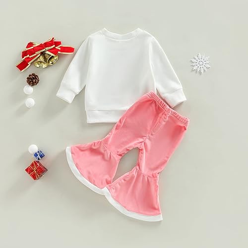 Miniatura 7 de Gueuusu Conjunto de ropa de otoño e invierno para bebé niña pequeña mi primer traje de Navidad sudadera de manga larga para bebé pantalones