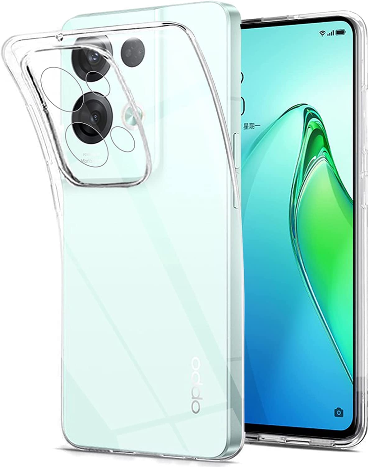 Captor Cover Trasparente per Sasung Galaxy A54 5G, Custodia TPU in