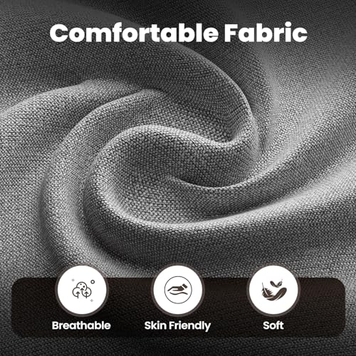 89.8" Cloud Boneless Sofa, Loveseat Couches with 4 Pillows, Modern Living Room 2 Seater Sofa for Small Space, No Assembly, Light Grey - Image 5