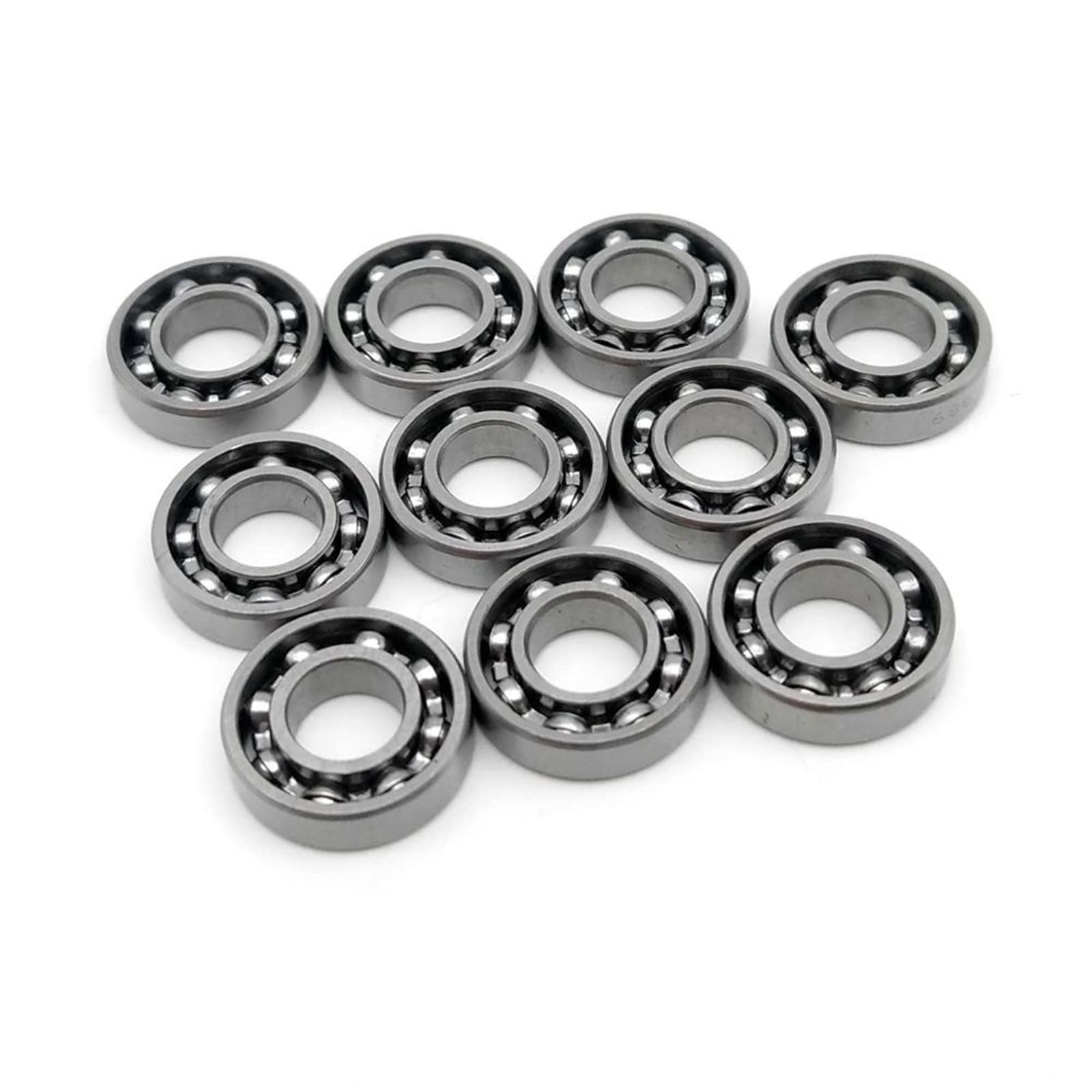 RCGKNNMUZ 10PCS Bearing S686 6X13X3.5 W618/6 618/6 686 Fishing SUS440C Stainless Steel Deep Groove Ball Bearings