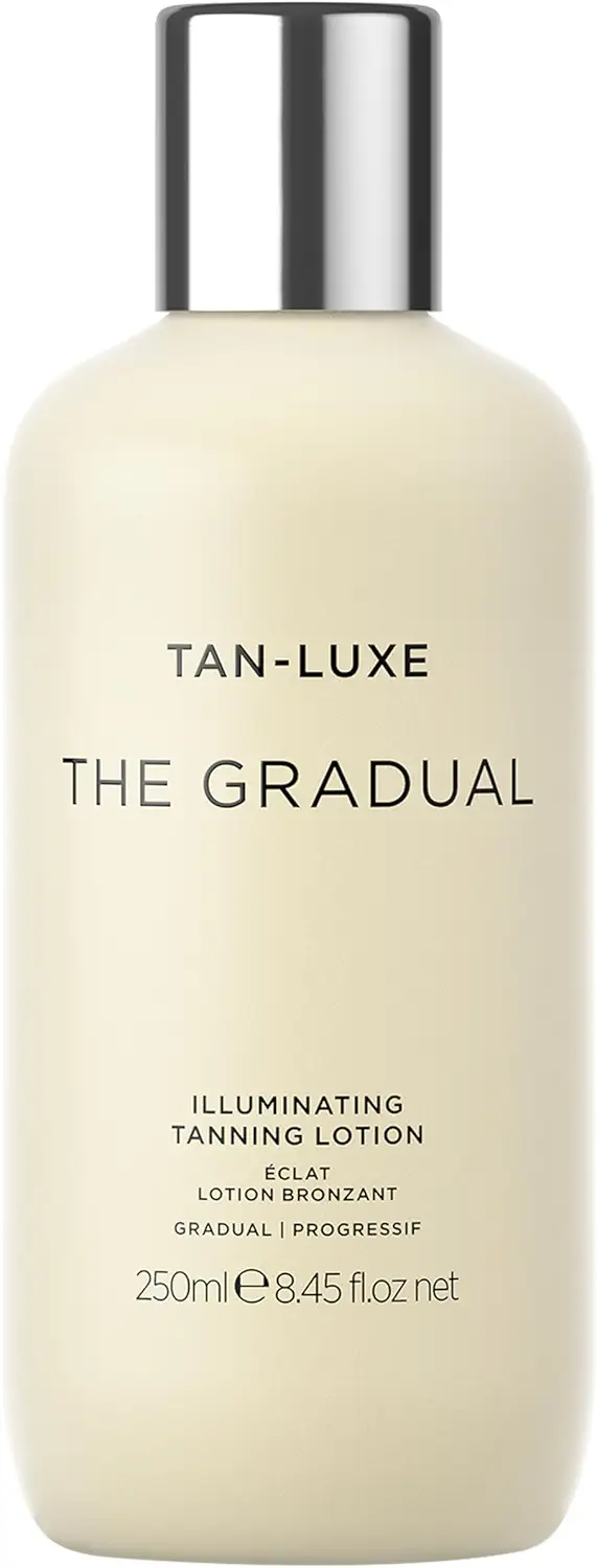 Tan Luxe THE GRADUAL Loción Autobronceadora, (250ml) Cuidado de la piel autobronceador con brillo gradual, libre de crueldad animal y vegano