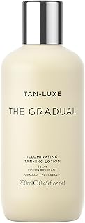 THE GRADUAL Illuminating Self Tan Lotion (250 ml) Self Tanning Skin Care with Gradual Glow, Cruelty Free & Vegan