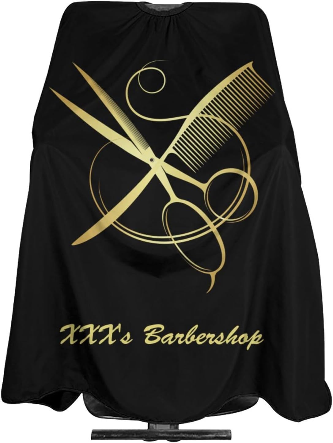Custom Barber Cape - Add Your Photo, Text, Logo for Personalized Hairdresser Cape for Men - Customized Hair Cutting for Home Salon Barbershop