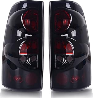 AUTOSAVER88 Tail Lights Assembly Compatible with 1999-2006 Chevy Silverado 1500 2500 3500/2007 Silverado with Classic Body Style/ 1999-2002 GMC Sierra 1500 2500 3500 Taillights