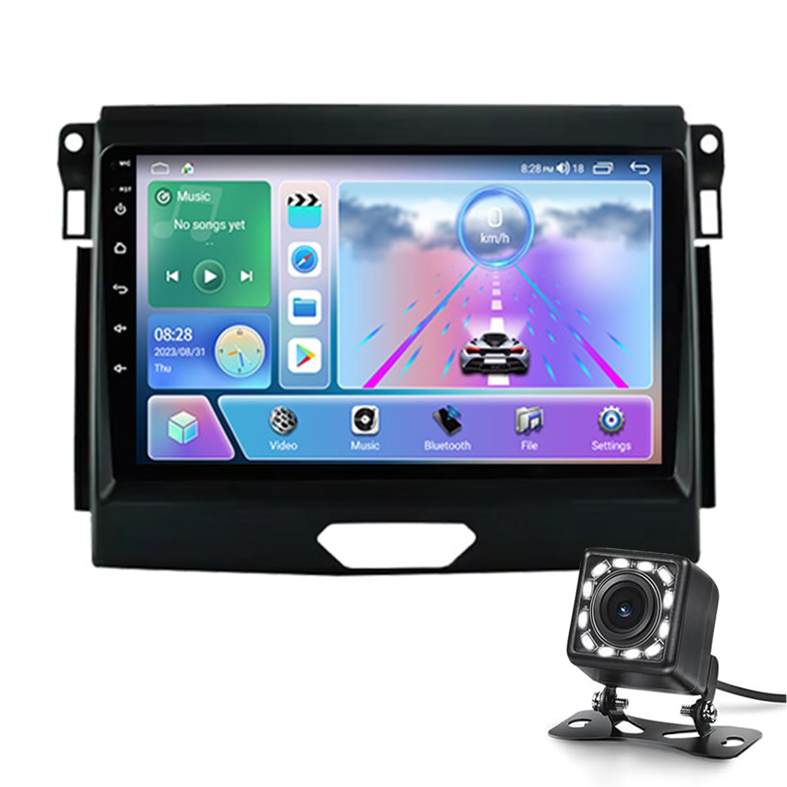 Autoradio 9" pour Ford Ranger Everest 2015-2018 écran tactile Bluetooth