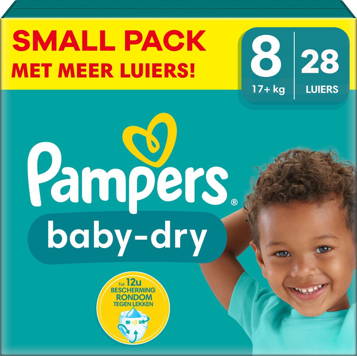Pampers - Baby Dry - Größe 8 - Small Pack - 28 Stück - 17+ KG