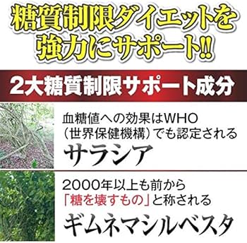 Amazon | ザ・糖質スーパープレミアムダイエット60Tab 30日分