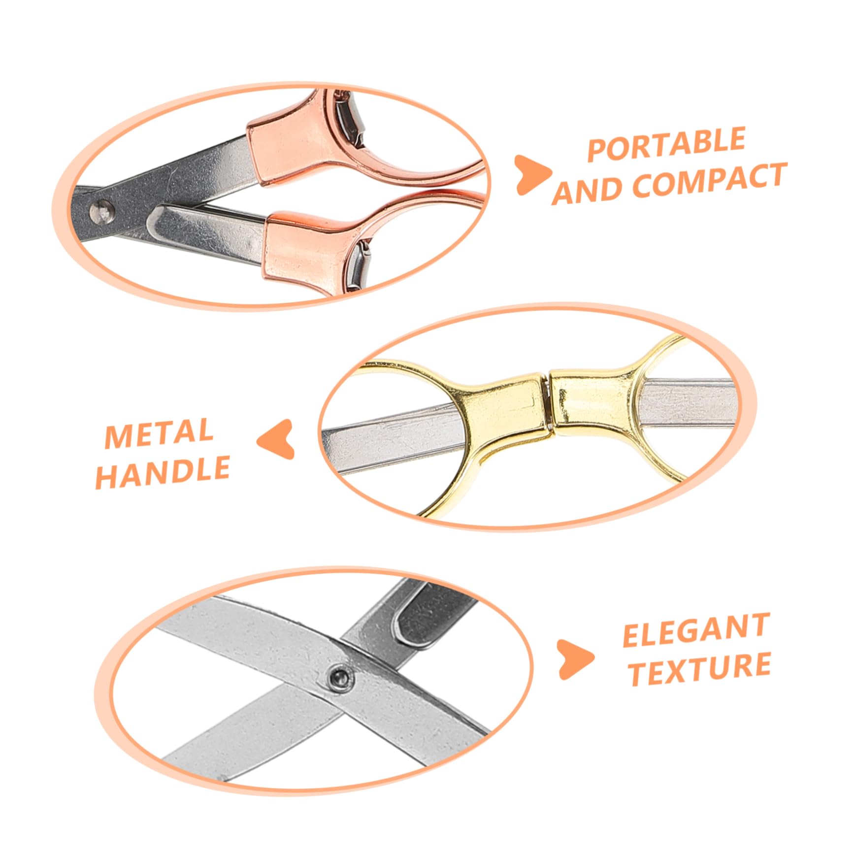 Sewroro 12stücke Faltbare Scheren Aus Metall Tragbare Und Leichte Schneiderscheren Für Handarbeiten Camping Und Reisen Ergonomisches Design Für Präzisen Schnitt