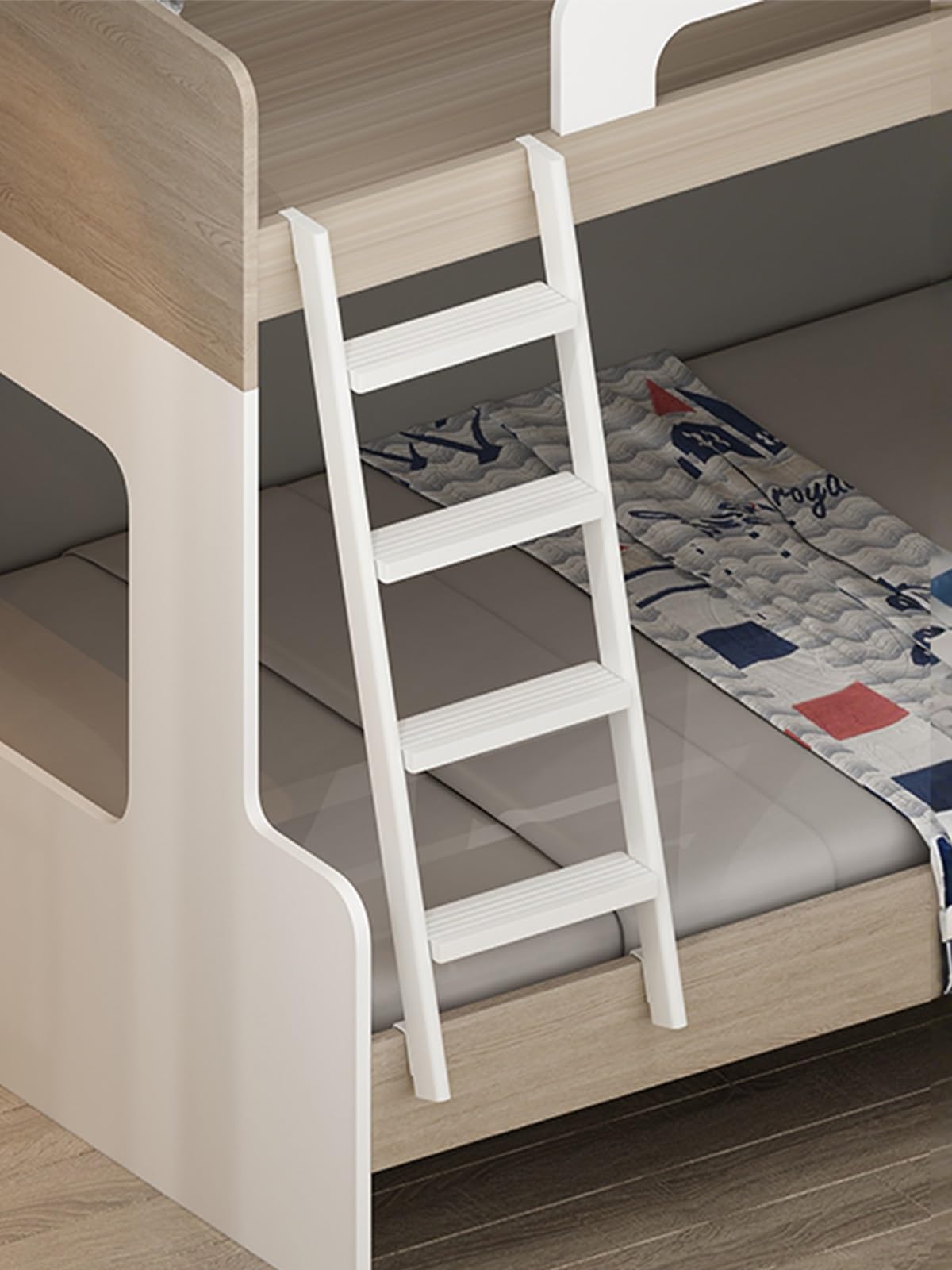 Sturdy Metal Bunk Bed Ladder, Safe Climbing Solution for Kids in Bedrooms, Dorms, and RVs