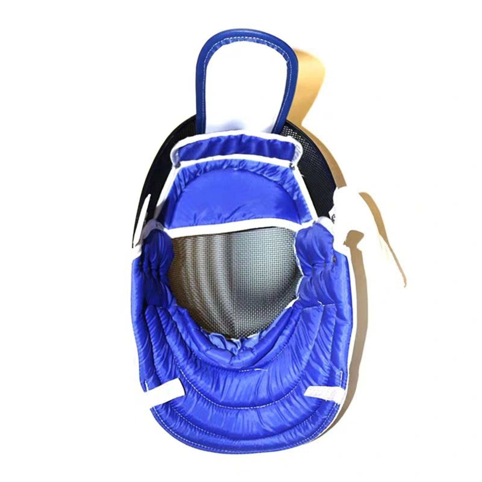 Casco De Esgrima Profesional 350N – Malla De Acero Inoxidable Con Forro Interior Extraíble, Ajustable (Tallas XS A XL) Para Hombres, Mujeres Y Niños
