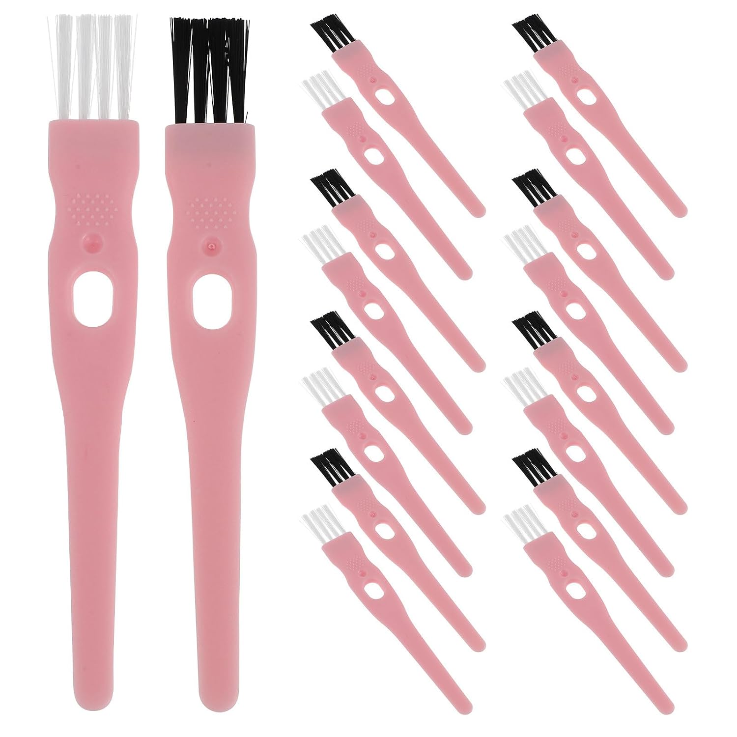 60pcs Electric Shaver Cleaning Brush - Mini Razor Brush Cleaner with Nylon Bristles and Plastic Handle - Groove Cleaning Tool for Detailed Maintenance