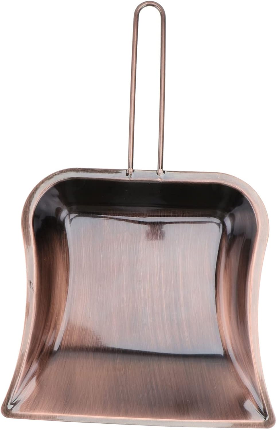 Didiseaon Elegant Copper Dustpan Sturdy and Practical Retro Electroplated Dustpan Craft for Home Dec