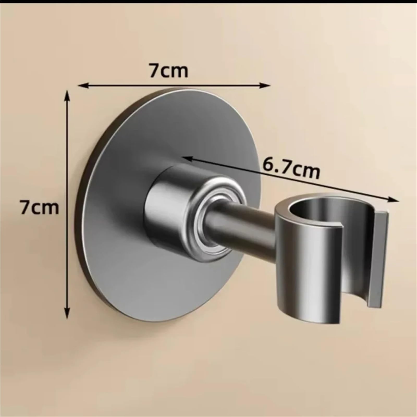 Duschkopfhalter Edelstahl Einstellbare Dusche Kopf Halter Handheld Halterung Ohne Bohren Badezimmer Feste Basis