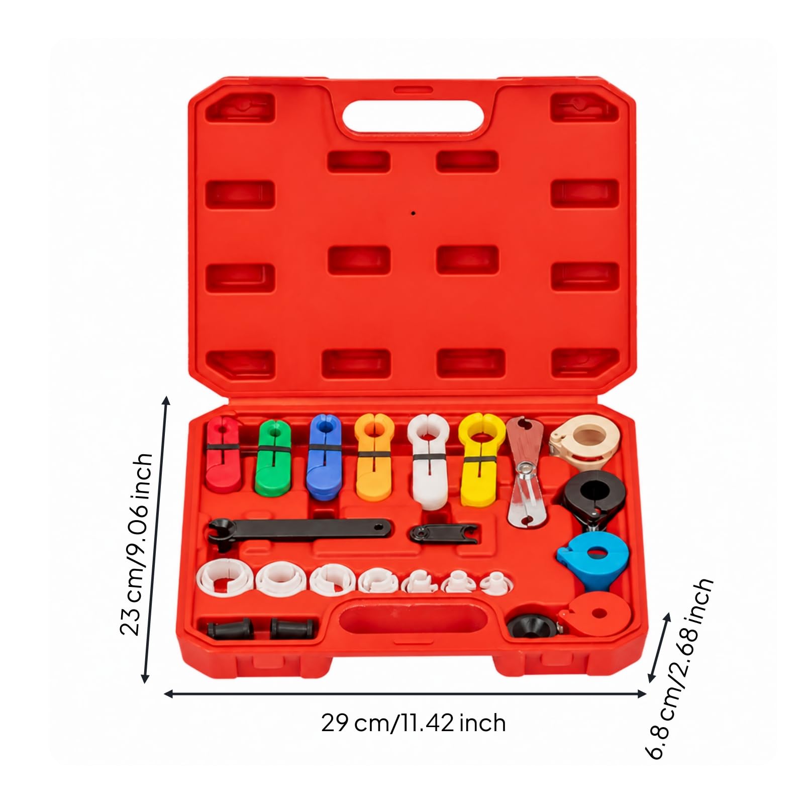 22 Pièces Démonteur Climatiseur | Plastique PP Haute Résistance, Kit Déconnexion Conduites, pour Atelier Mécanique