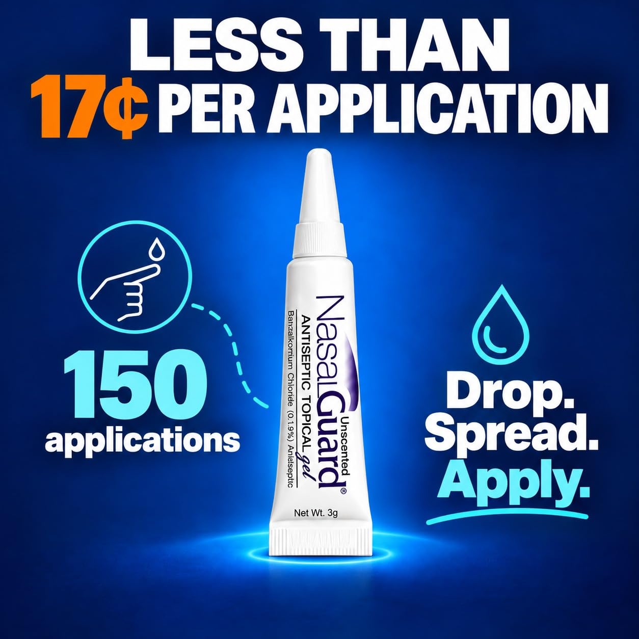 Antiseptic Topical Gel, Alcohol-Free, Unscented 3g — Amazon image 5