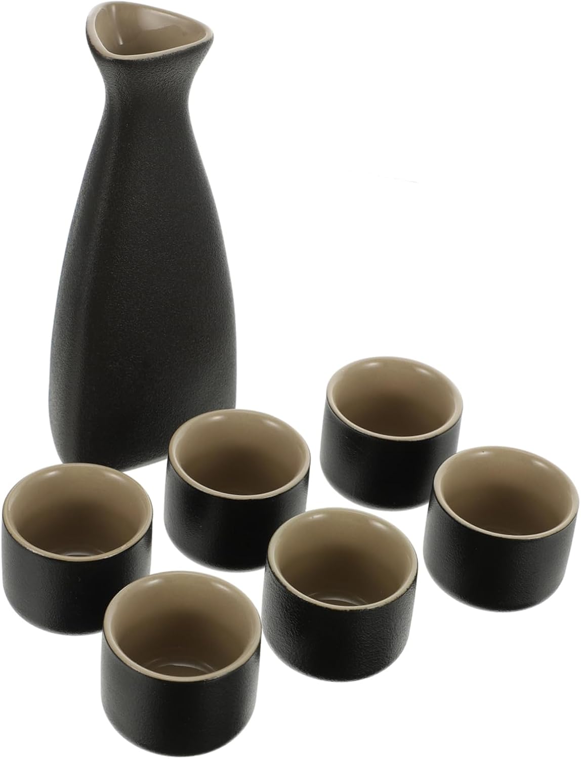1 Set Elegant Ceramic Sake Cups and Teacups Vintage Serving for Home Bar and Restaurant Use for Sake and Tea Drinking Occasions