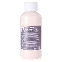 Vista 8 de Go Ho Maquillaje líquido SFX de látex (1 onza), maquillaje de monstruo zombi de Halloween, secado rápido, pintura facial blanca líquida multiusos