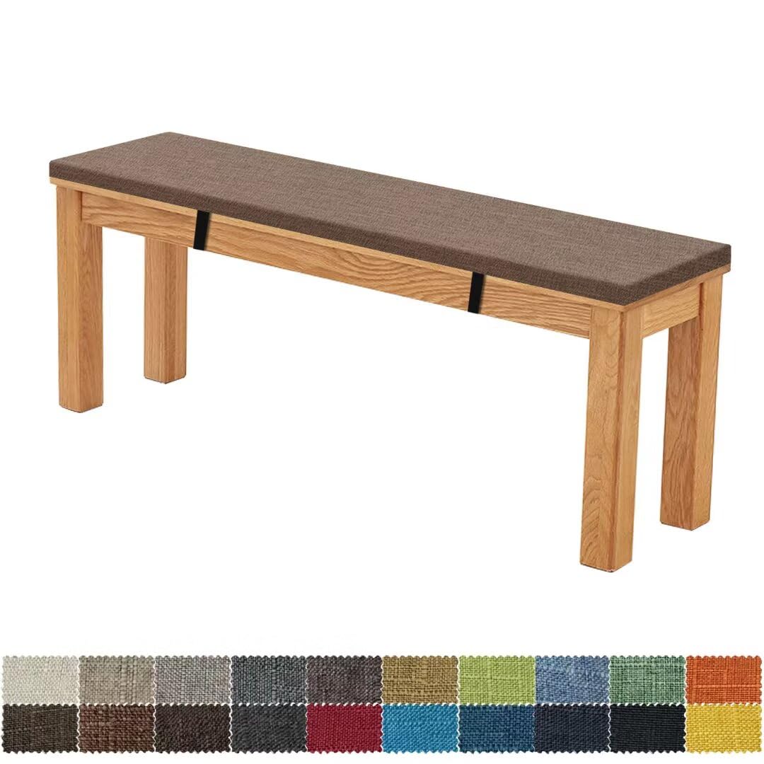 Coussin de banc lavable pour retrouver le plaisir d'une assise douce et stable