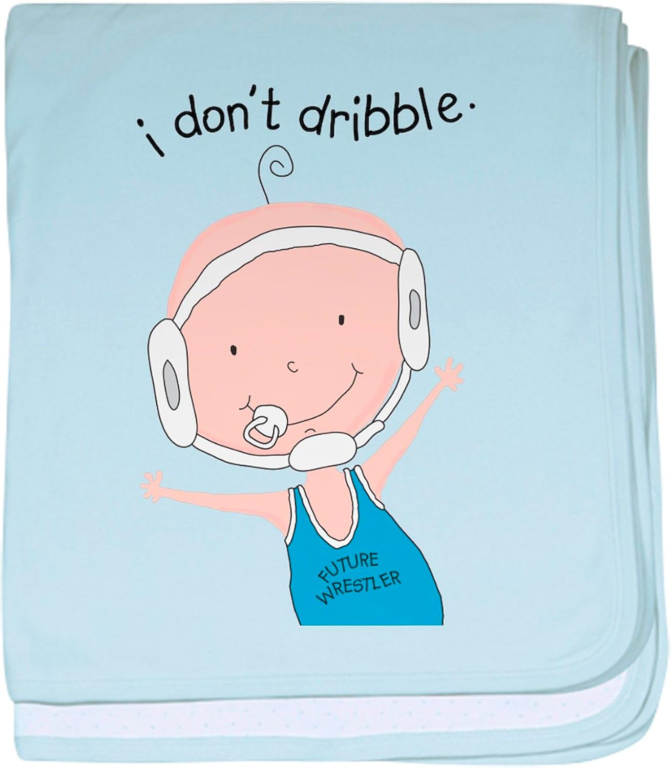 CafePress Futurewrestlerboy Baby Blanket, Super Soft Newborn Swaddle