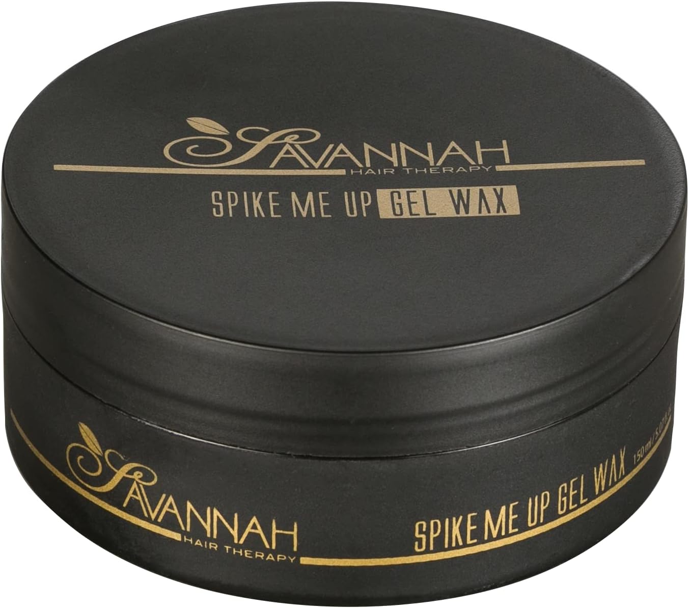 Savannah Hair Therapy Spike Me Up Gel Wax, 5.07oz/150ml - Unisex Hair Styling for Curly, Wavy & Straight Hairs | Water Based, Non-Flaky, Medium/Strong Hold and Long Lasting Wax