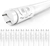 Sunco 10 Pack T8 LED Bulbs 4 Foot, LED Fluorescent Tube Replacement, 4ft LED Tube Light, Ballast Bypass, 18W, 2200 LM, Selectable CCT 3000K3500K4000K5000K6000K, Single Ended Power, Frosted Lens UL