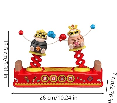 Robot Game Battles | Interactive Table Wrestling Board Game - Multiplayer Playset, Indoor Sports Playset, Punch Toys for Holiday Birthday
