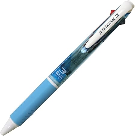 Amazon 三菱鉛筆 3色ボールペン ジェットストリーム 0 7 Sxe 8 水色 文房具 オフィス用品 文房具 オフィス用品