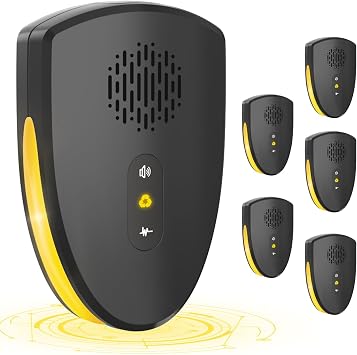 Rodent Repellent Indoor Ultrasonic, 6 Pack Mice Repellent for House, Mouse Deterrent Ultrasonic Plug in, Ultrasonic Repeller Pest Indoor for Rat, Bat, Squirrel for Home, Attic, Garage, Warehouse