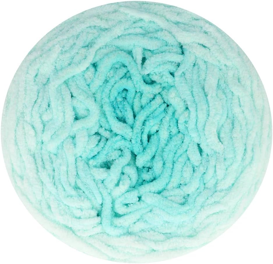 Scheepjes Big Darling Monochrome Cake Yarn, 300 g (10.6 oz) Stingray — Green/Blue