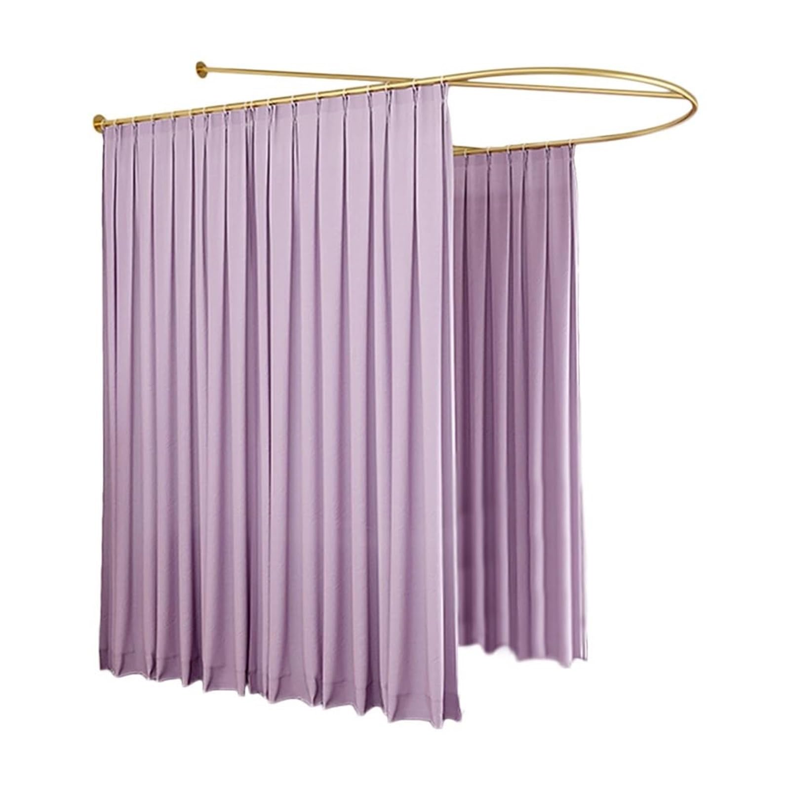 WQPMNYG d Support Rod Beauty Salon Partition CurtainSemiTransparent Room Divider for Privacy in Salons Clinics and Shared SpacesEnhance Your Workspace Decor