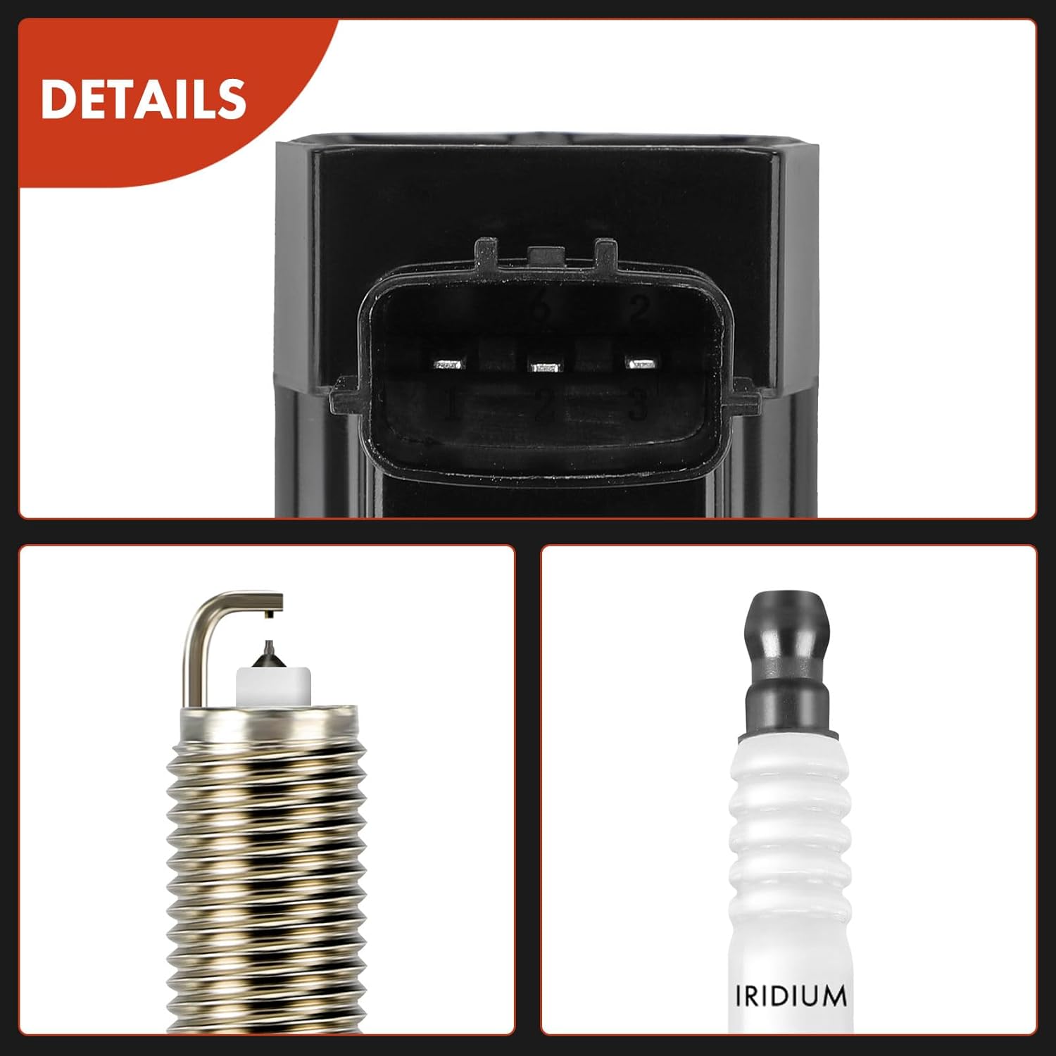 A-Premium Set of 8 Ignition Coil Pack and Iridium Spark Plugs Compatible with Nissan Altima 2019-2021, Rogue 2021, 2.5L, Replace# 224486CA1A