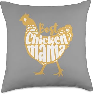Best Chicken Momma Homesteading Urban Backyard Farming Throw Pillow