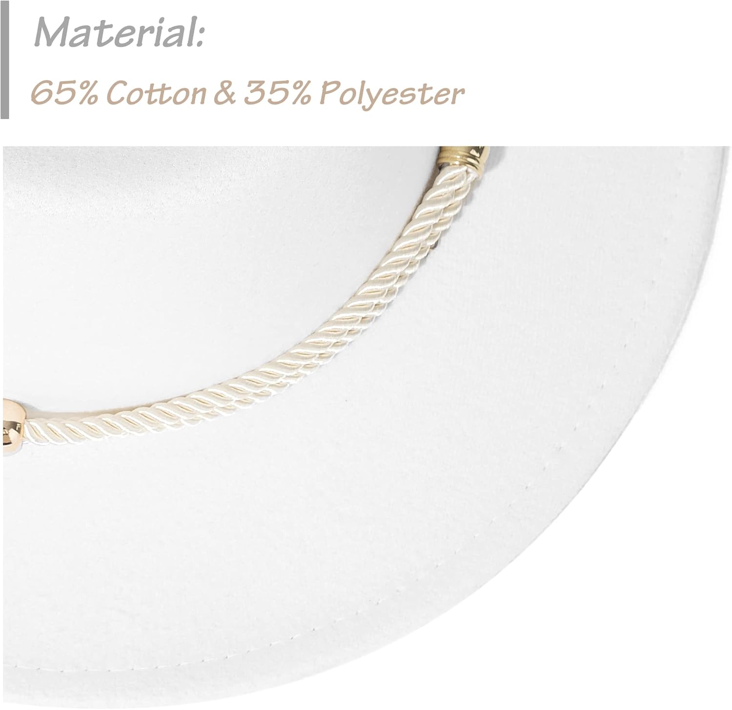 Lisianthus Women Wide Brim Fedora Hat with Belt Buckle Pork Pie Hat - Image 3