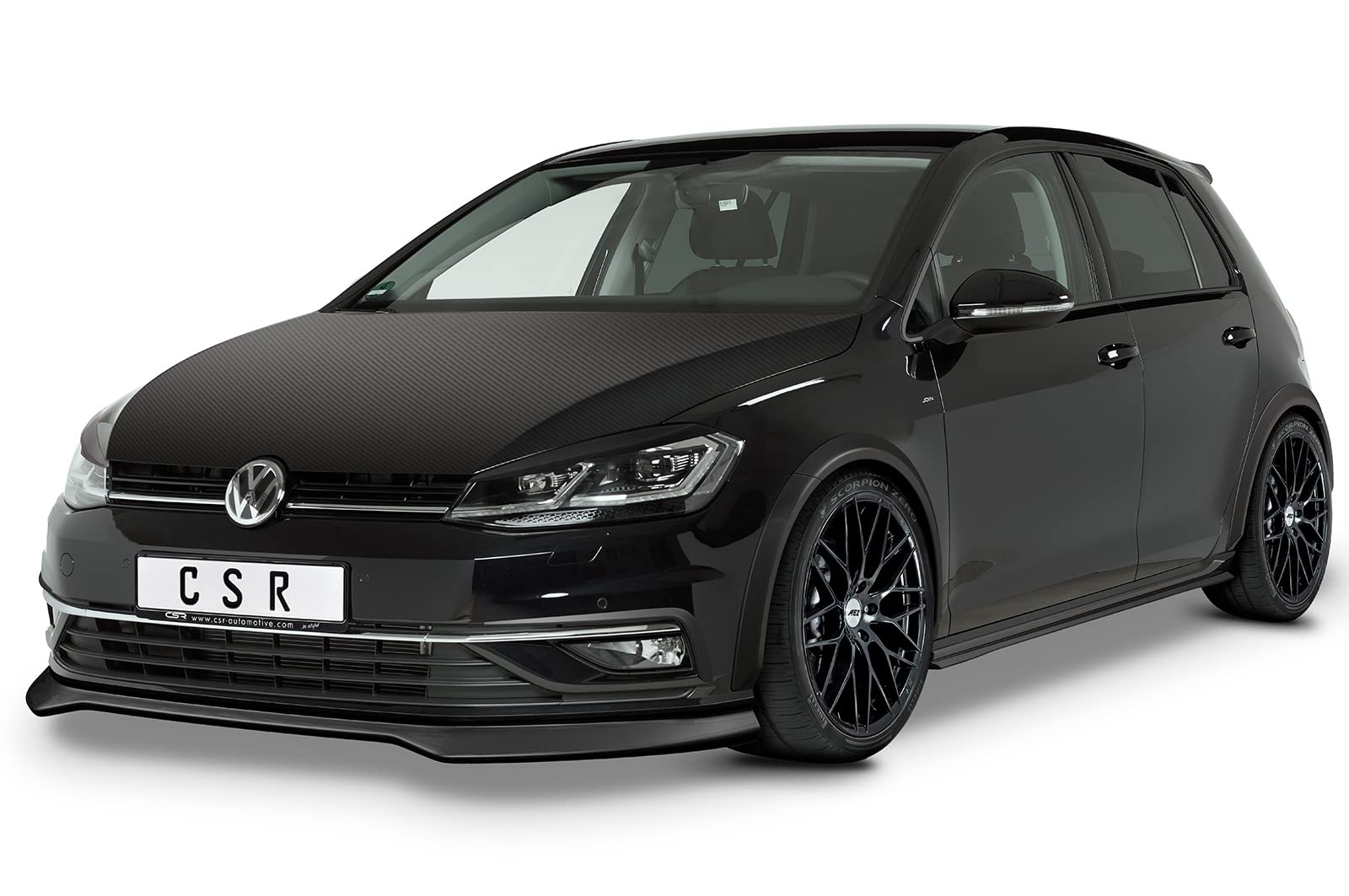 CSR-Automotive Scheinwerferblenden Kompatibel mit/Ersatz für VW Golf 7 (Typ AU) SB301-G
