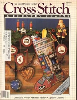 Paperback Cross Stitch & Country Crafts July/Aug 87 Book