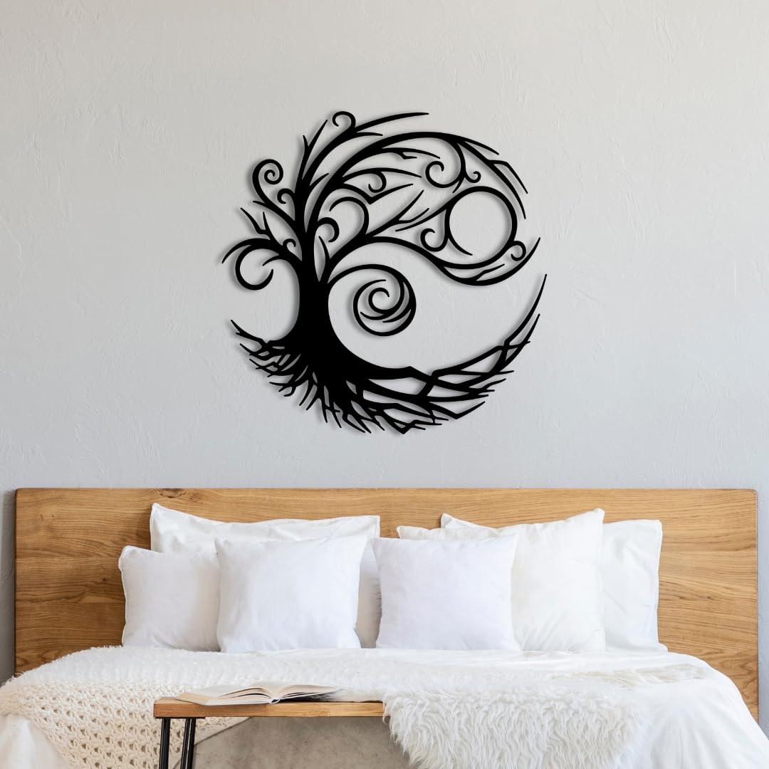 Decortie Tree Of Life Silhouette Metal Wall Decor 75X75Cm from B&Q