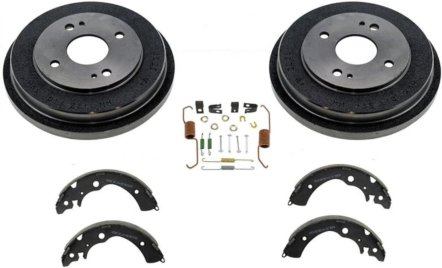 Rear Brake Drums Shoes and Hardware Replacement Parts for Honda Accord 1990 1991 1992 1993 1994 1995 1996 1997 1998 1999 2000 2001 20