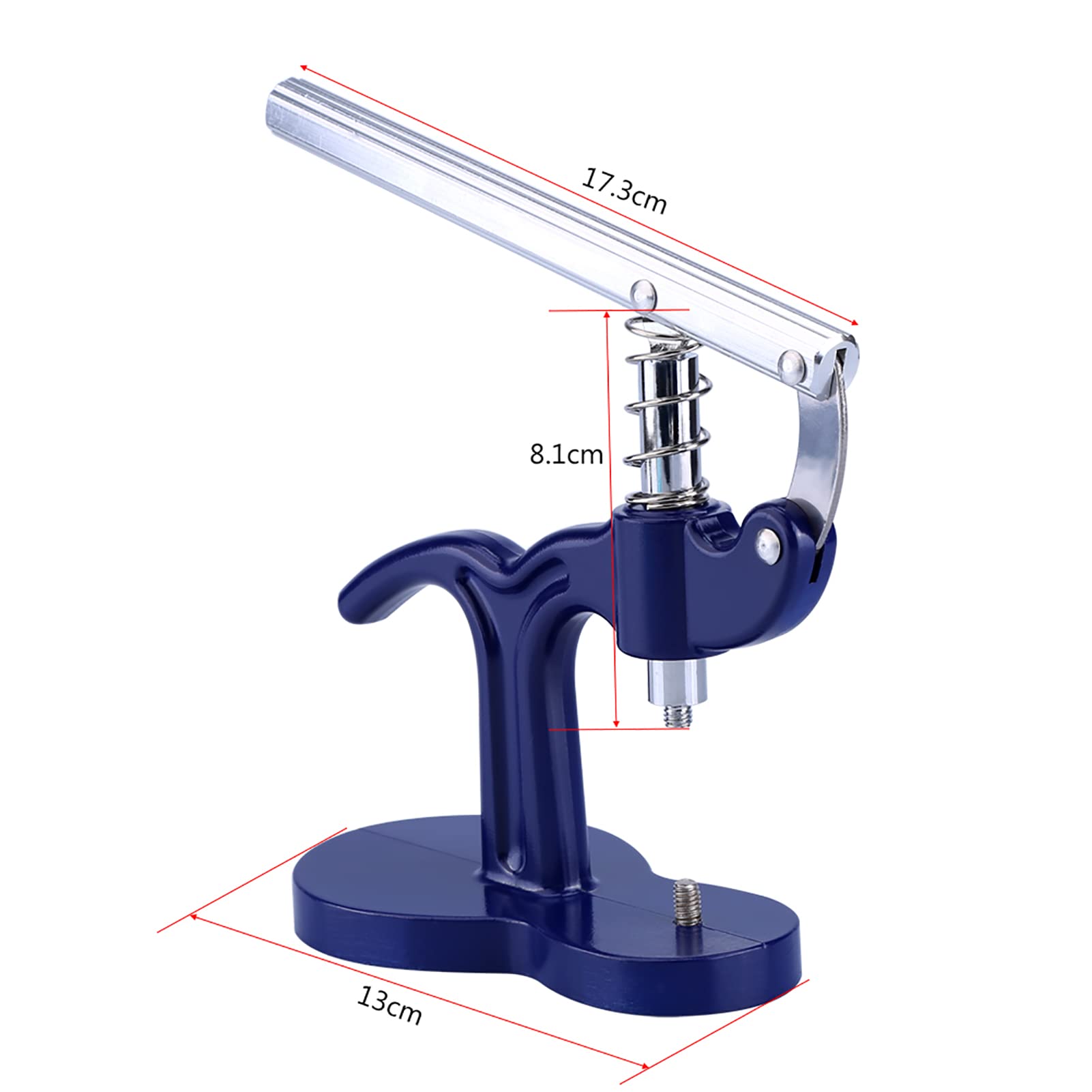OROLOGIO PRESSA MANO 5 Pin Lega Alluminio Spingitore Pressa Riparazione - Foto 3