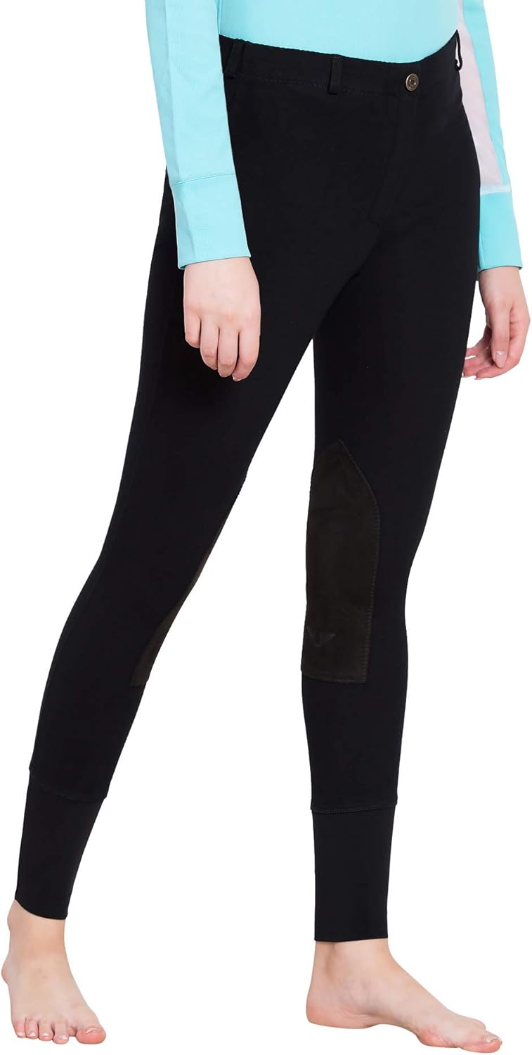 TuffRider Ladies Starter LowRise Pull-On Knee Patch Breeches
